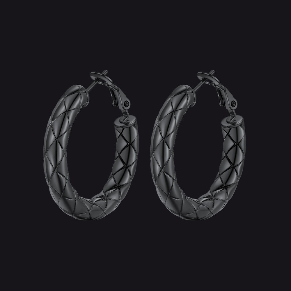 30/40/60/80mm Simple Oversized Hoops Earrings for Women