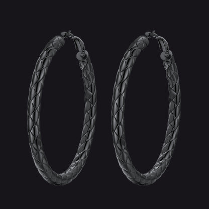 30/40/60/80mm Simple Oversized Hoops Earrings for Women