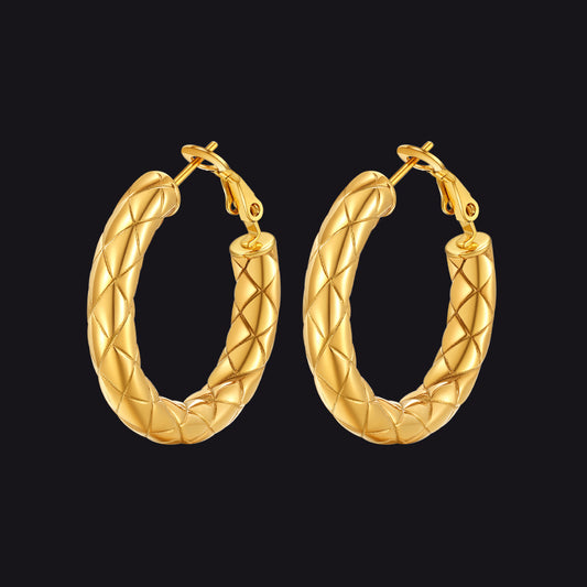 30/40/60/80mm Simple Oversized Hoops Earrings for Womenimg