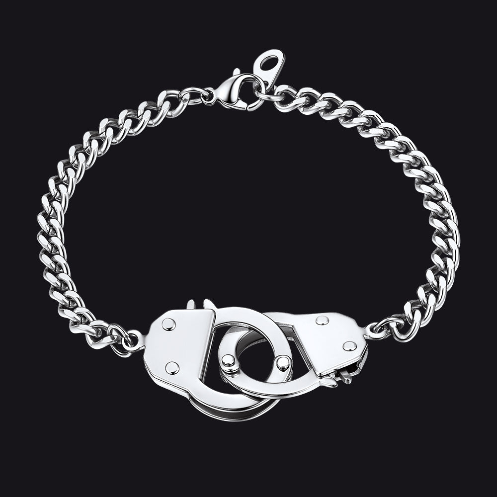 4MM handcuff chain bracelet for men