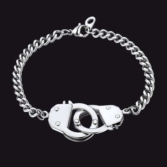 4MM handcuff chain bracelet for menimg