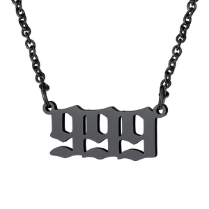 999 Angel Number Necklace - Spiritual Jewelry