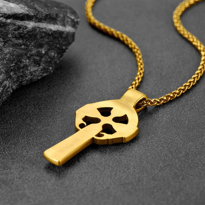 FaithHeart Celtic Cross Pendant Necklace