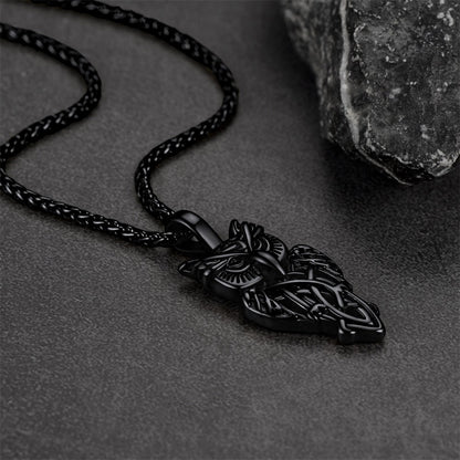 FaithHeart Celtic Knot Owl Necklace