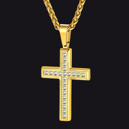 FaithHeart Cross Pendant Necklace
