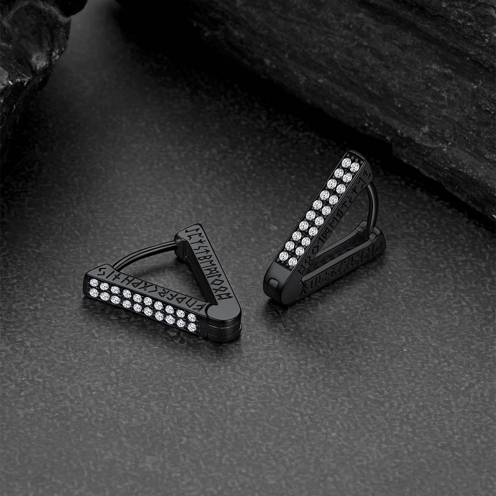 FaithHeart Cubic Zirconia Huggie Earrings