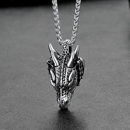 FaithHeart Dragon Head Necklace 