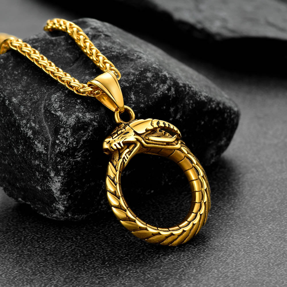 FaithHeart Dragon Necklace 