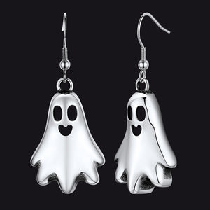 FaithHeart Ghost Dangle Earrrings Stainless Steel