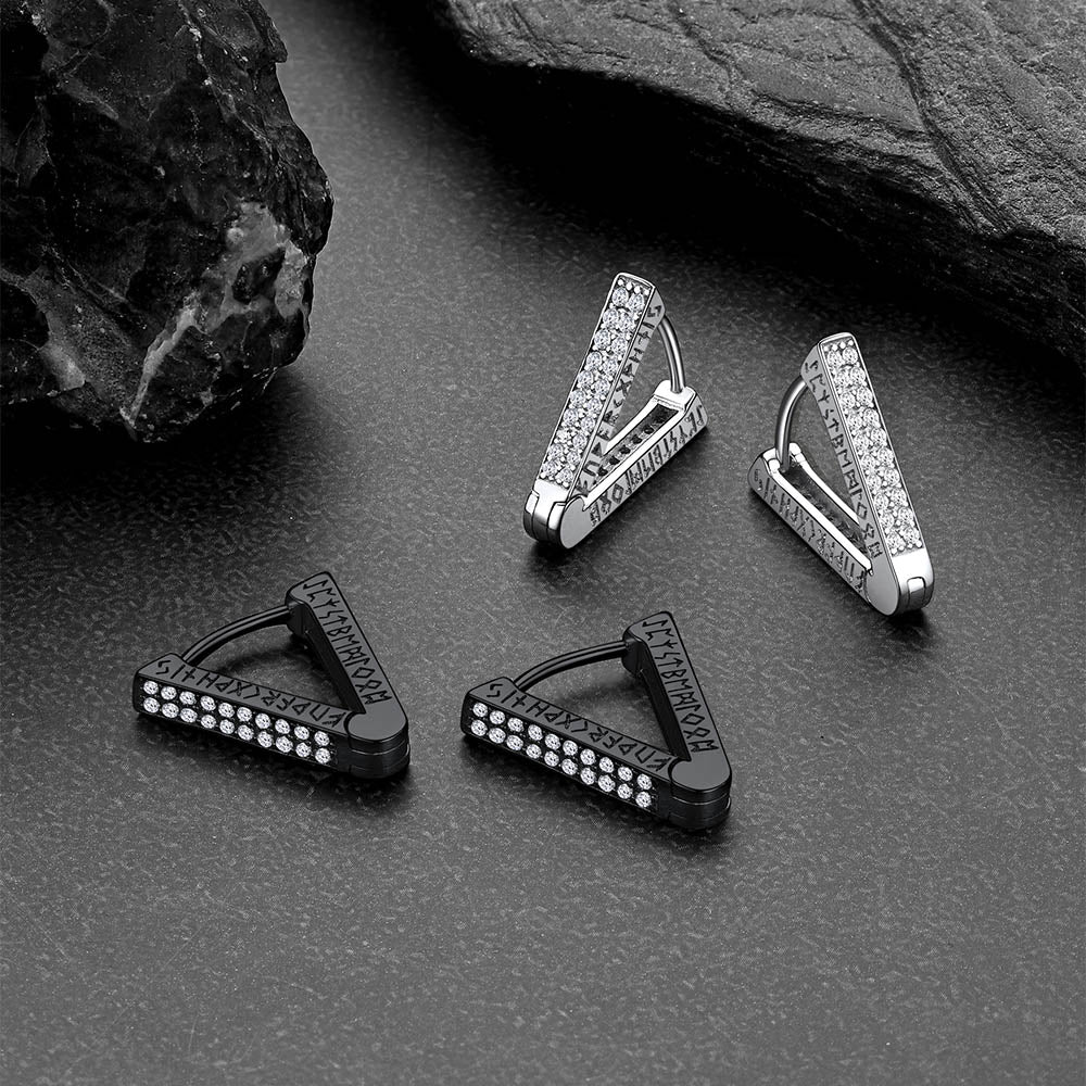 FaithHeart Iced Out Huggie Earrings
