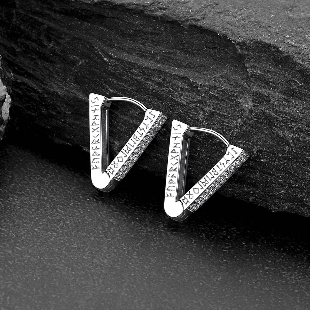 FaithHeart Iced Out Huggie Earrings