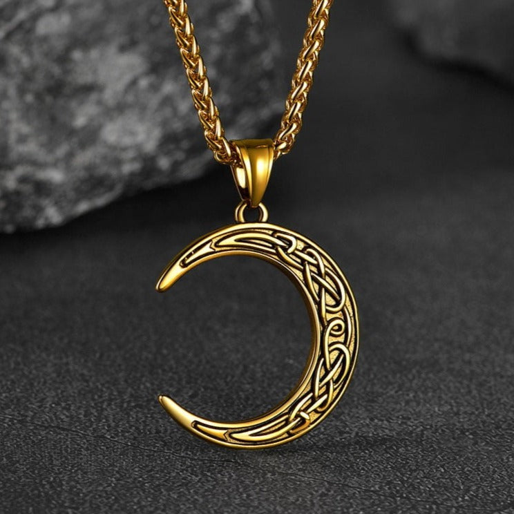 FaithHeart Moon Necklace For Women