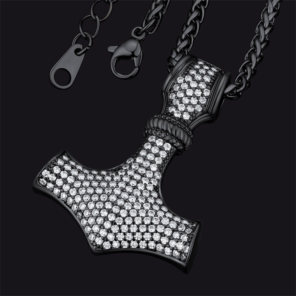 FaithHeart Necklace With Cubic Zirconia