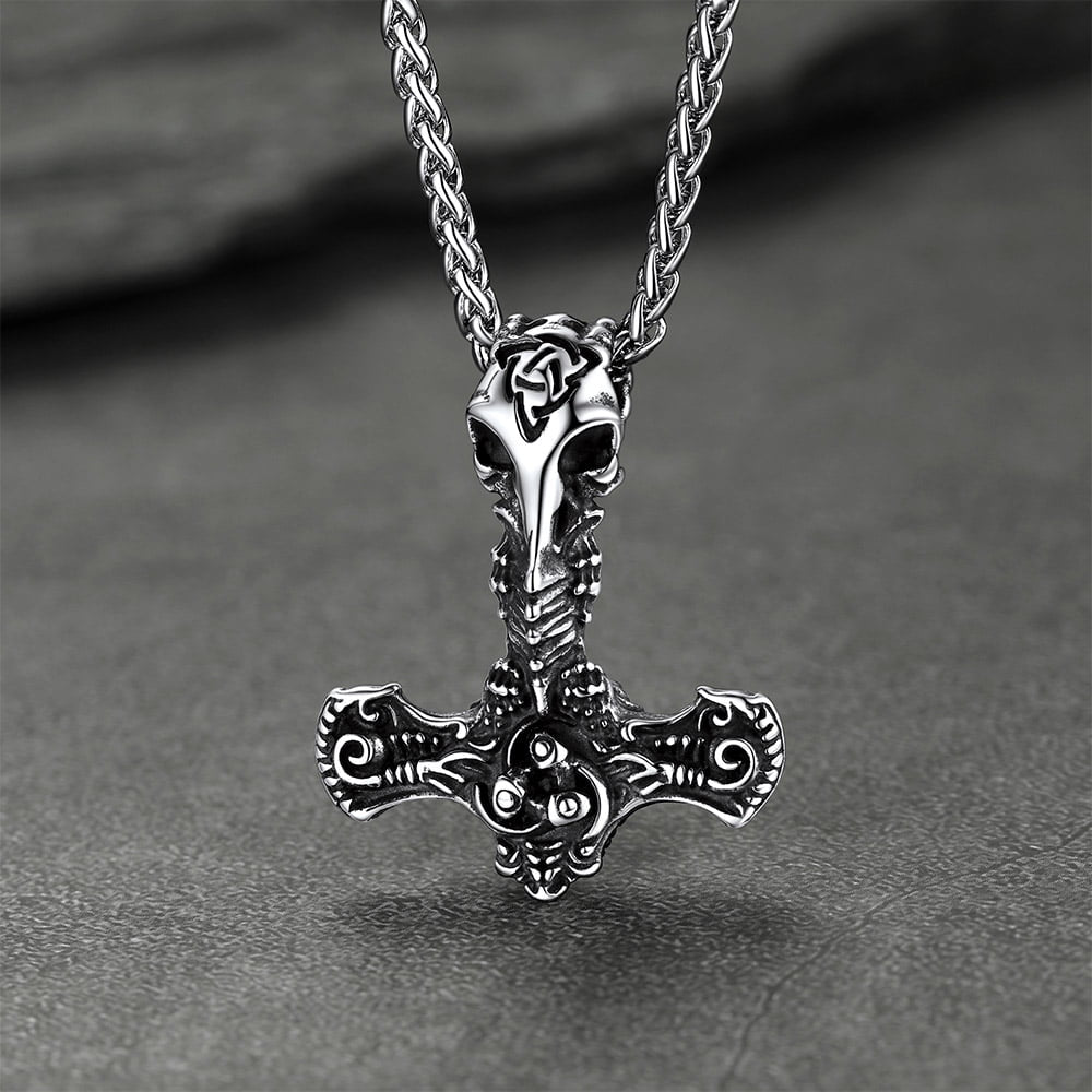 FaithHeart Raven Necklace Pendant