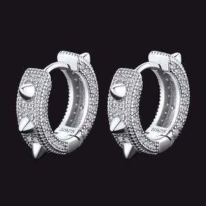 FaithHeart Rivet Huggie Hoop Earrings For Men/Women