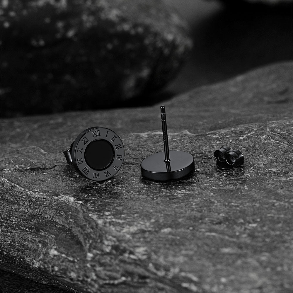 FaithHeart Roman Numerals Earrings