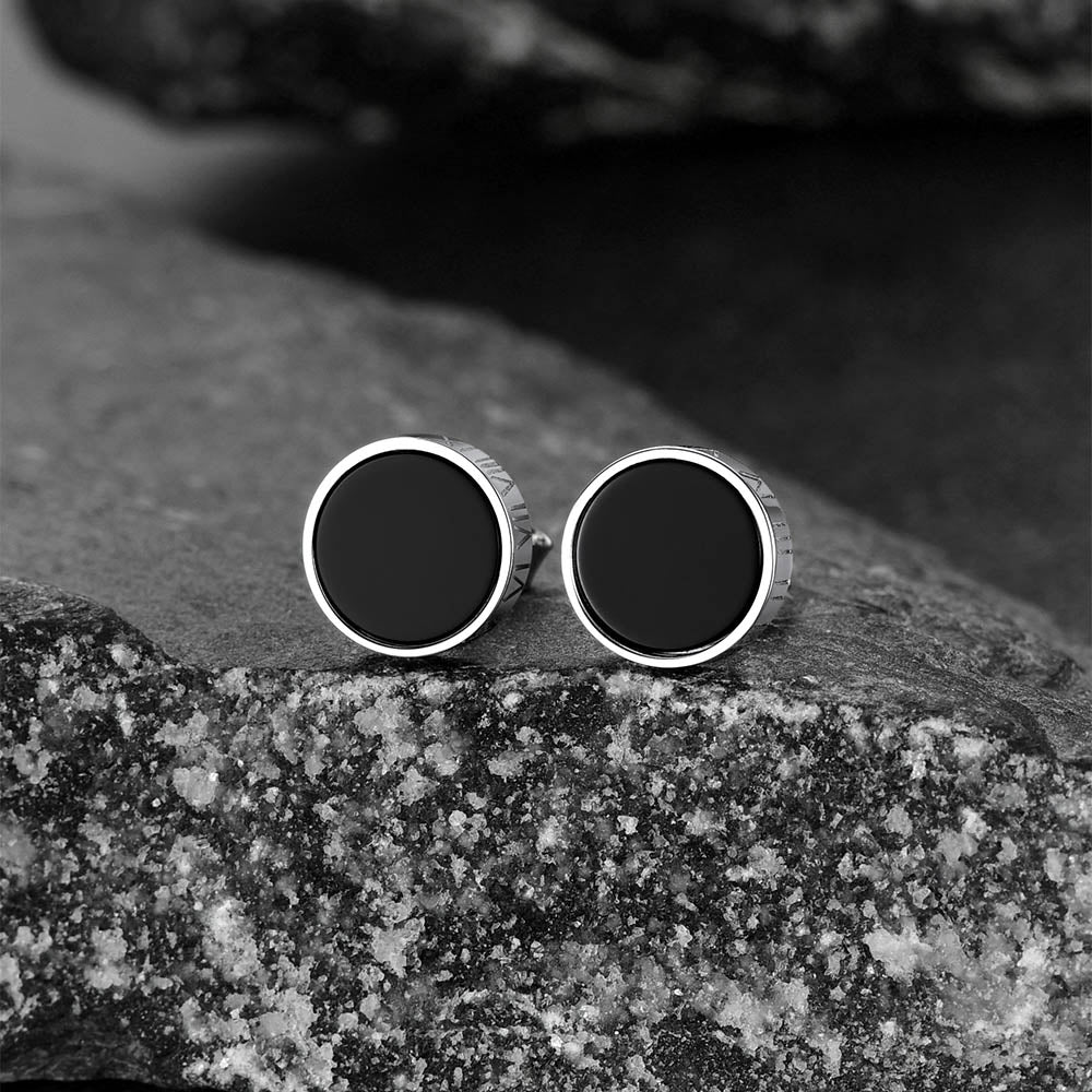 FaithHeart Roman Numerals Earrings