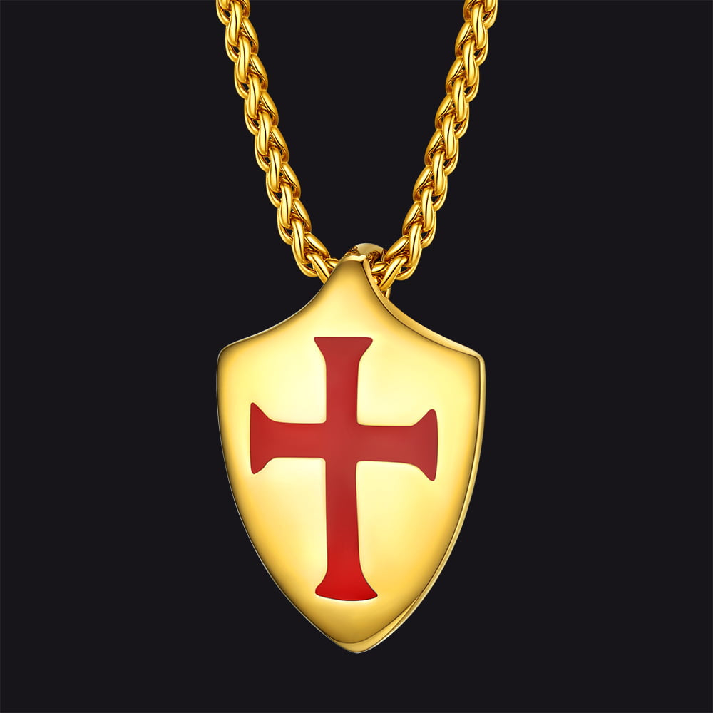FaithHeart Shield Pendant Necklace