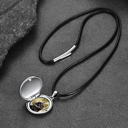 FaithHeart Silver Locket Necklace