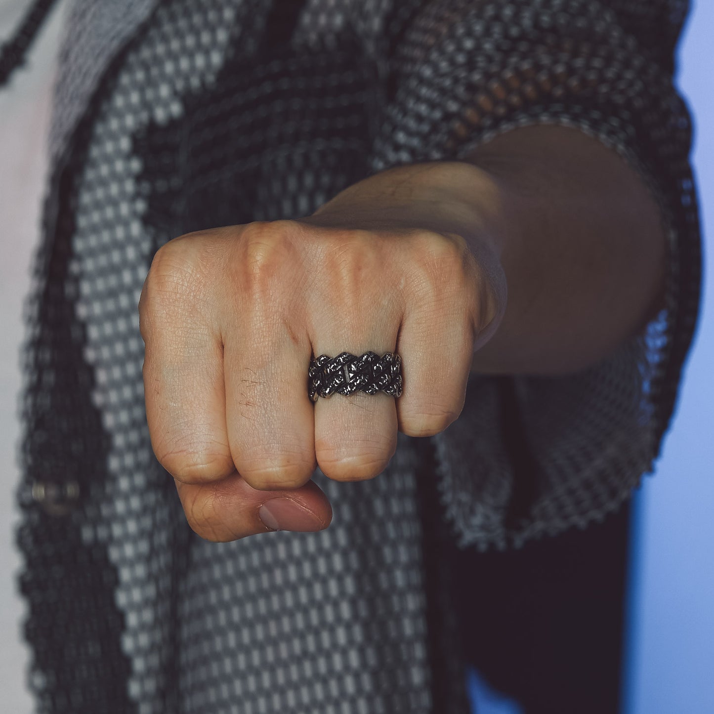 FaithHeart Skull Ring