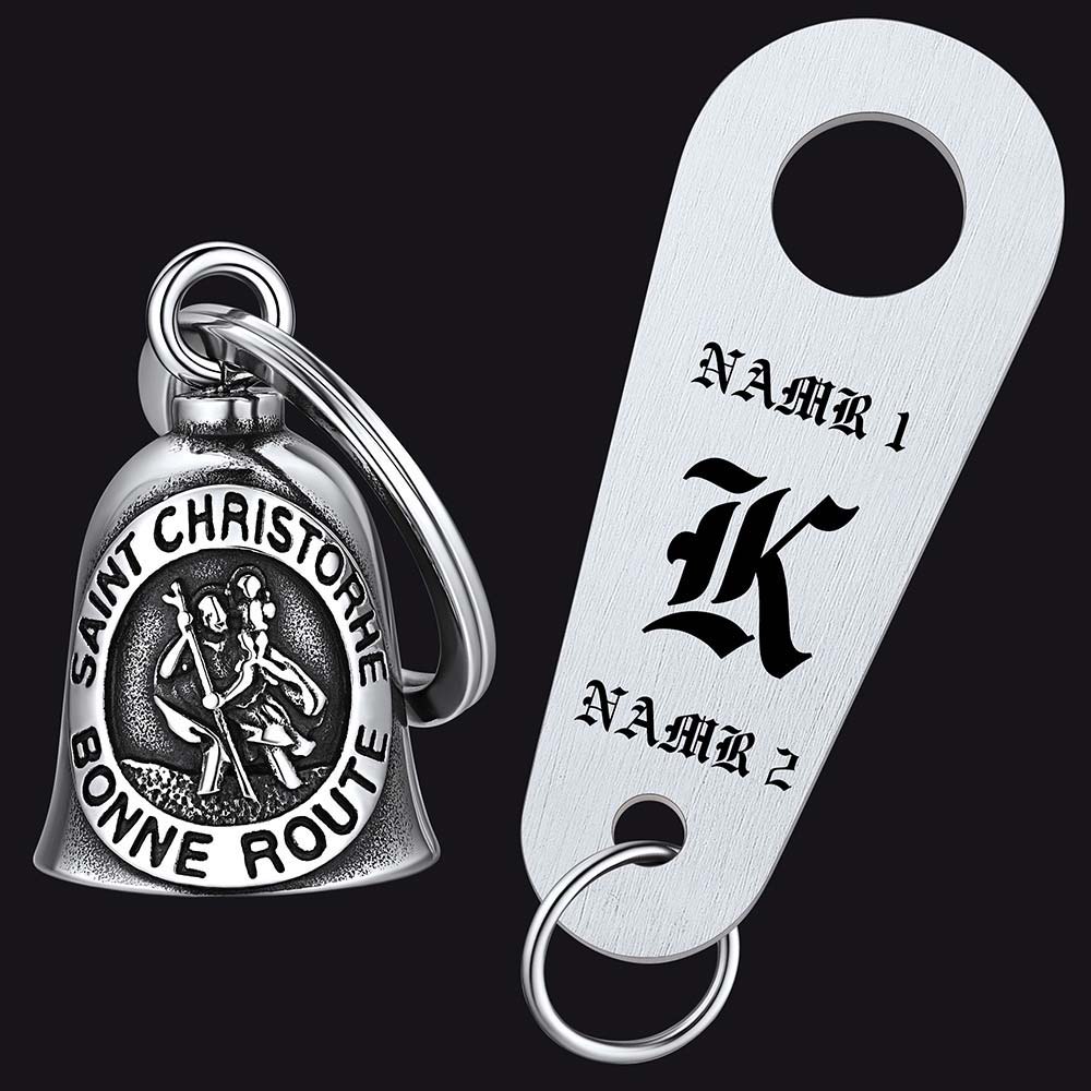 FaithHeart St. Christopher Motorcycle Bell for Bikers