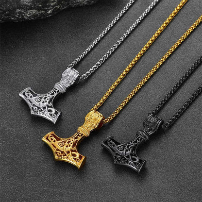 FaithHeart Thor's Hammer Pendant Necklace