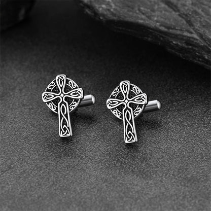 FaithHeart Viking Celtic Crosss Cufflinks 