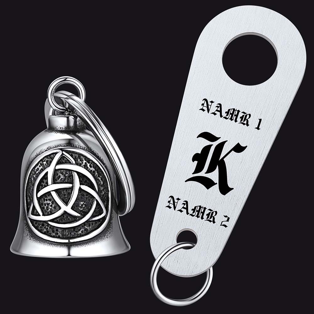 FaithHeart Viking Celtic Trinity Knot Motorcycle Bell for Bikers