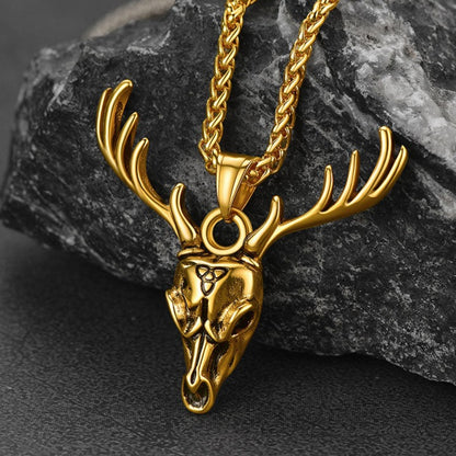 FaithHeart Viking Deer Necklace