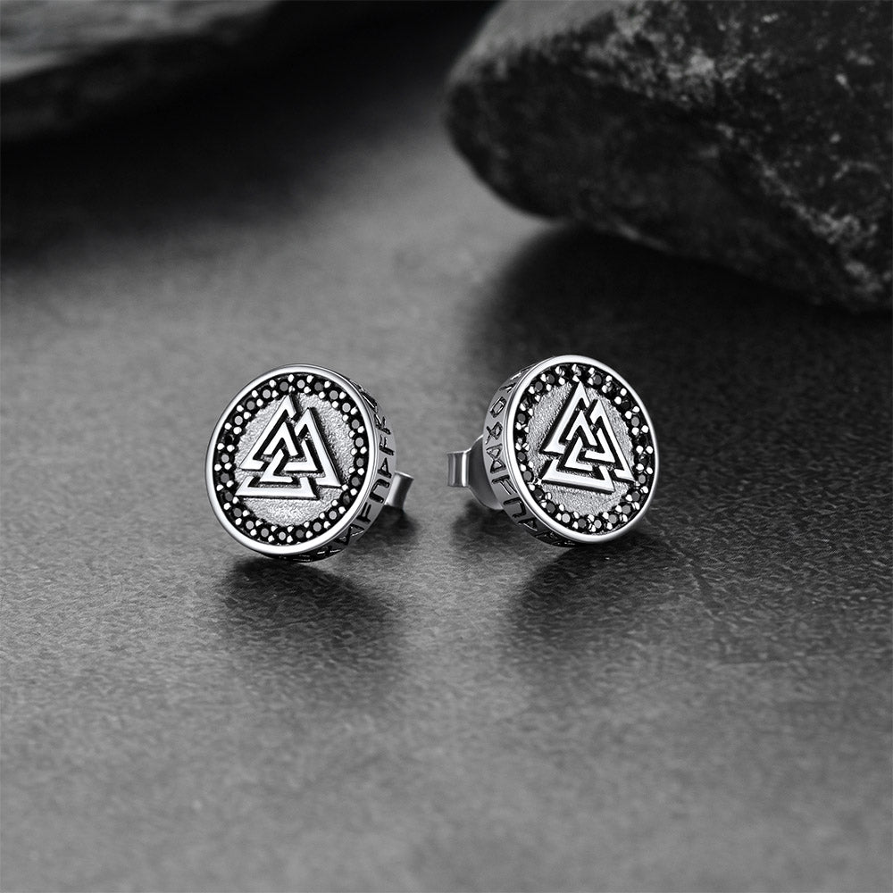 FaithHeart Viking Stud Earrings