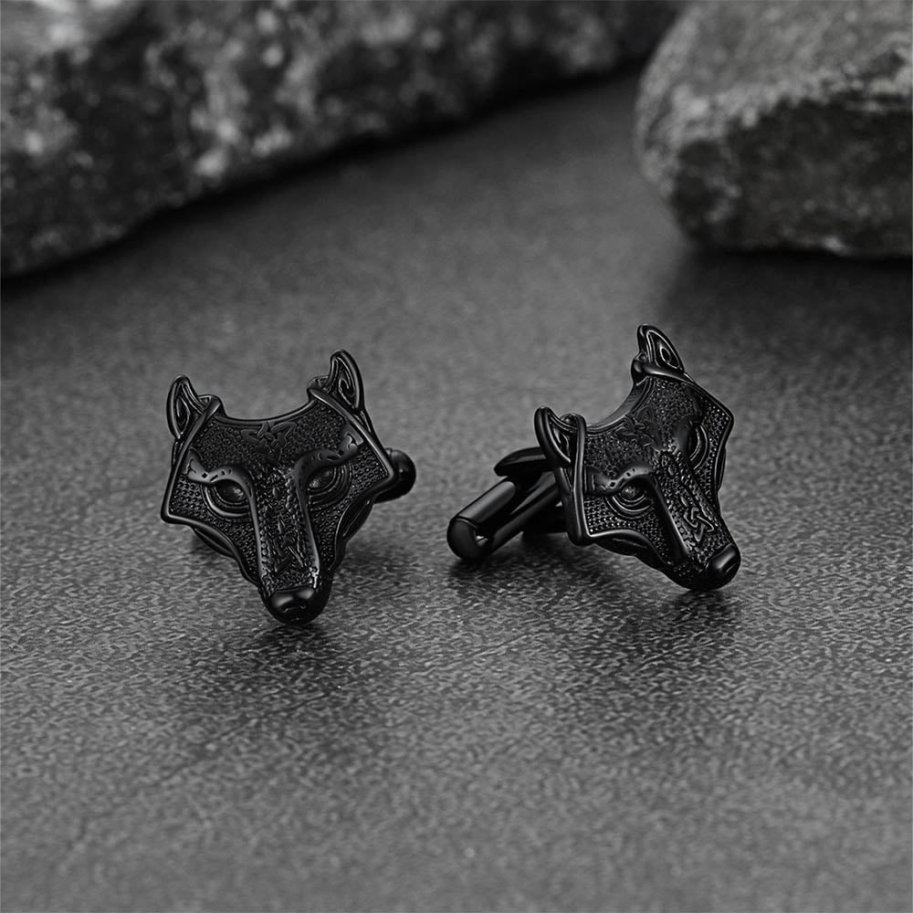 FaithHeart Wolf Cufflinks