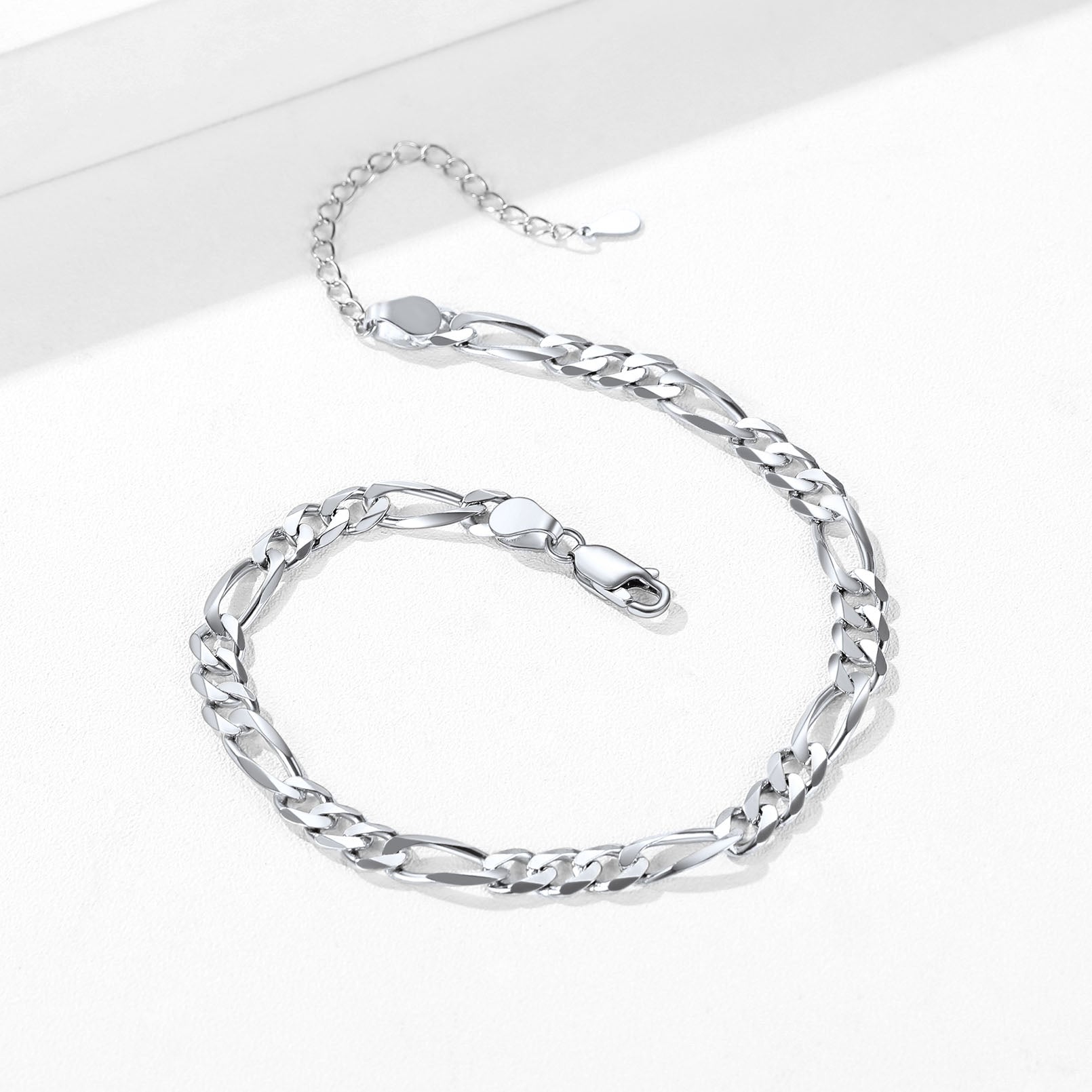 Chaîne De Cheville Femme Plaqué Or Acier Inoxydable - Maille Figaro Ou Cubaine Ajustable 20-27 Cm - Bijou Plage Été Vacances