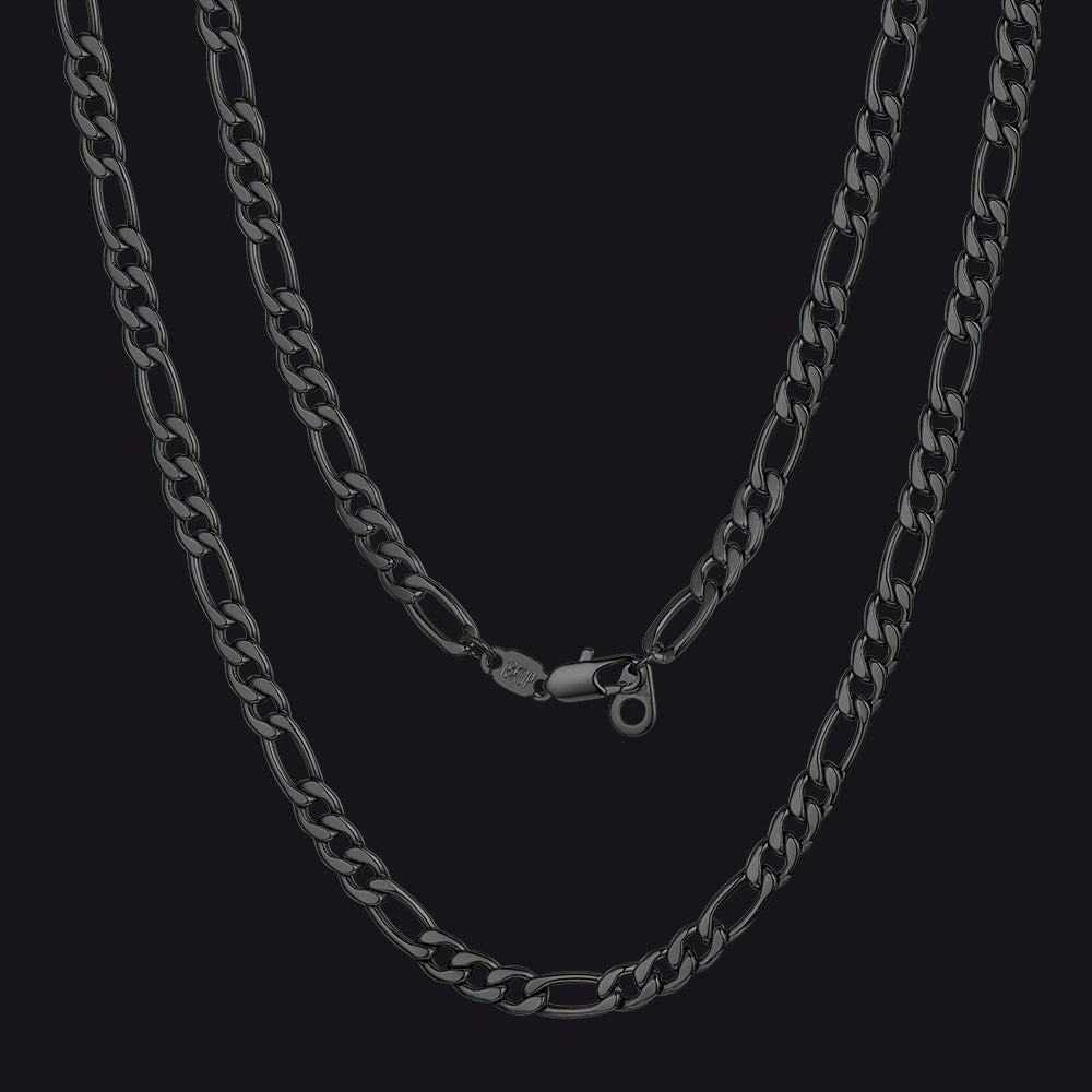 Figaro Link Chain Necklace for Men Women