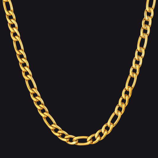Figaro Link Chain Necklace for Men Womenimg