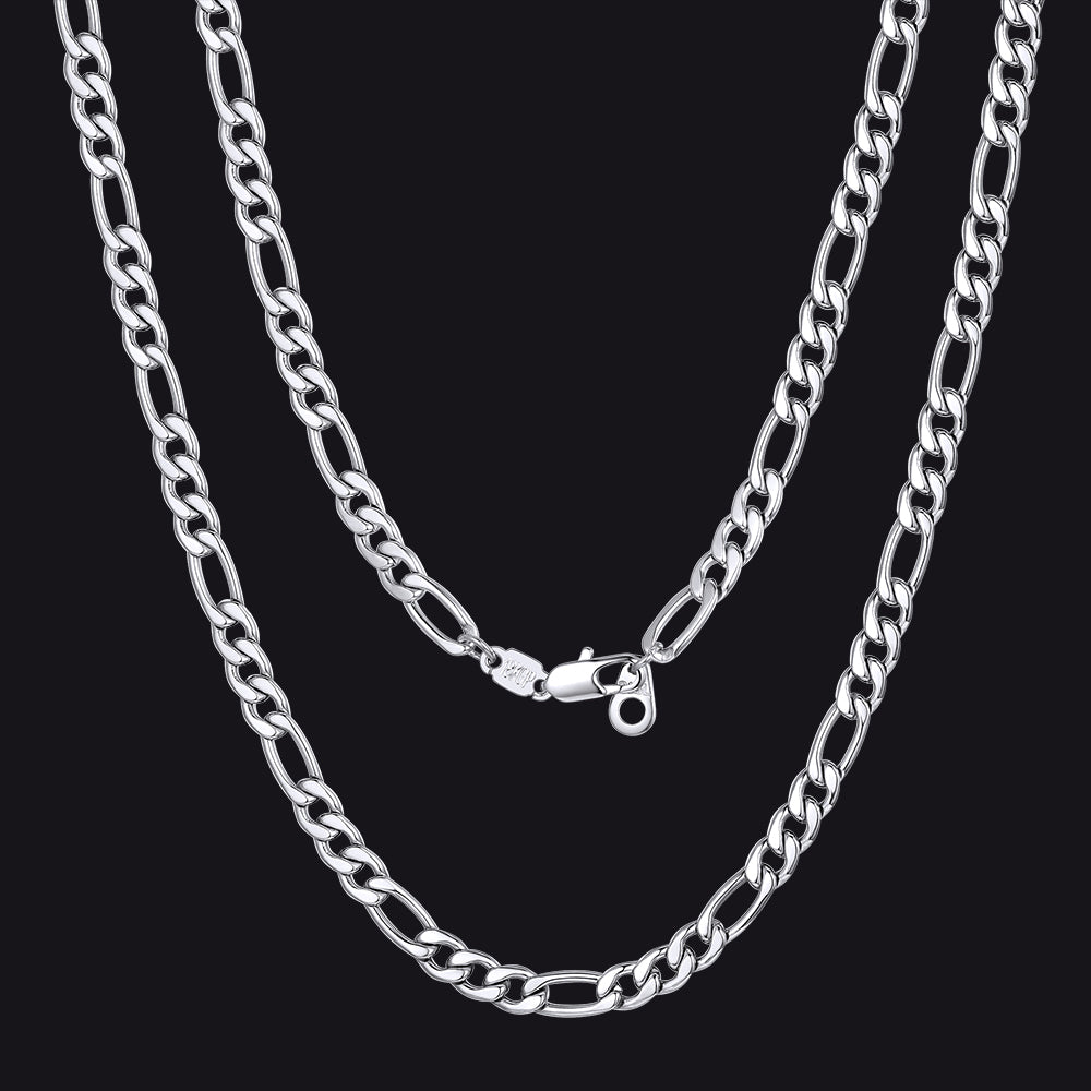 Figaro Link Chain Necklace for Men Women