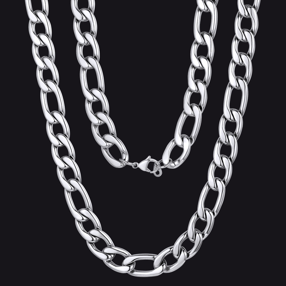 Figaro Link Chain Necklace for Men Women