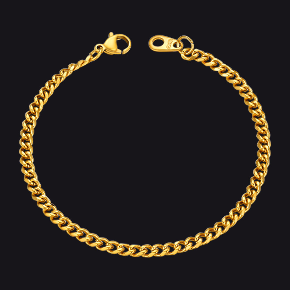 Unisex Chunky Cuban Link Chain Bracelets Gift For Men