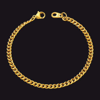 Unisex Chunky Cuban Link Chain Bracelets Gift For Men