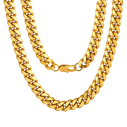 Chunky Heavy Miami Cuban Link Chain Necklace For Men 14"-30"