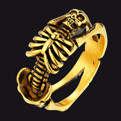 Gothic Cool Skull Rings Halloween Jewellery for Men