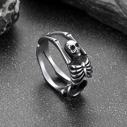 Gothic Cool Skull Rings Halloween Jewellery for Men