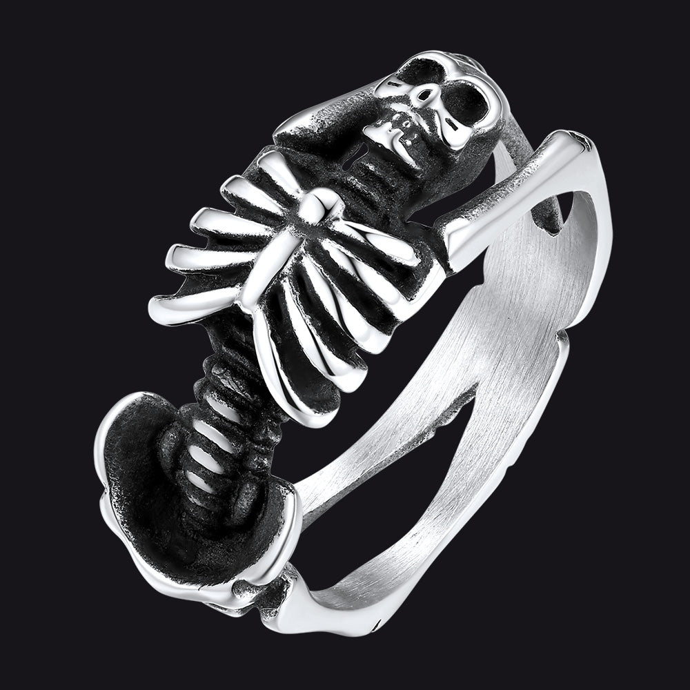 Gothic Cool Skull Rings Halloween Jewellery