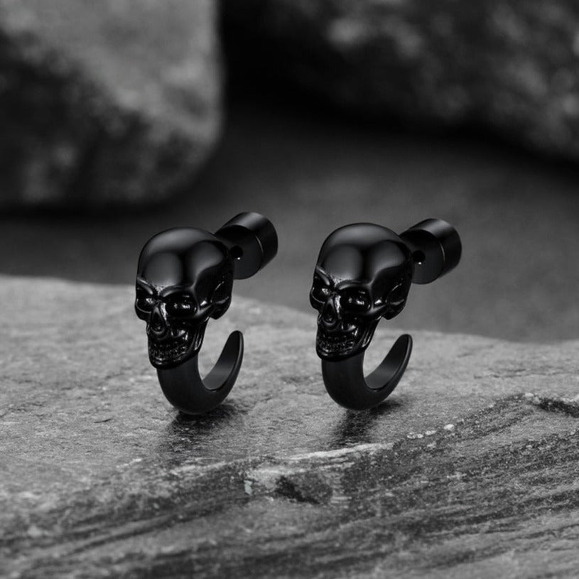 Gothic Skull Earrings