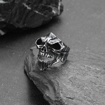 FaithHeart Gothic Skull Ring