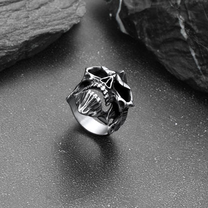 FaithHeart Gothic Skull Ring