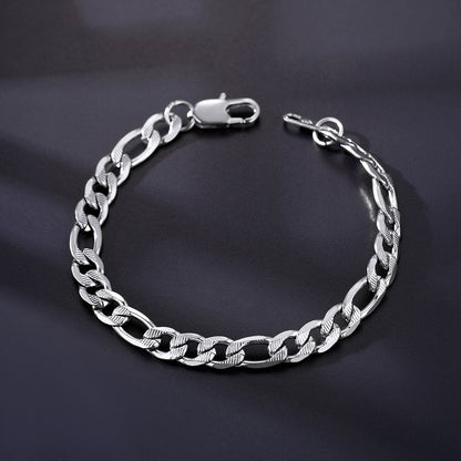 Thick Cuban Link Bracelet for Men 6/7/9mm Width