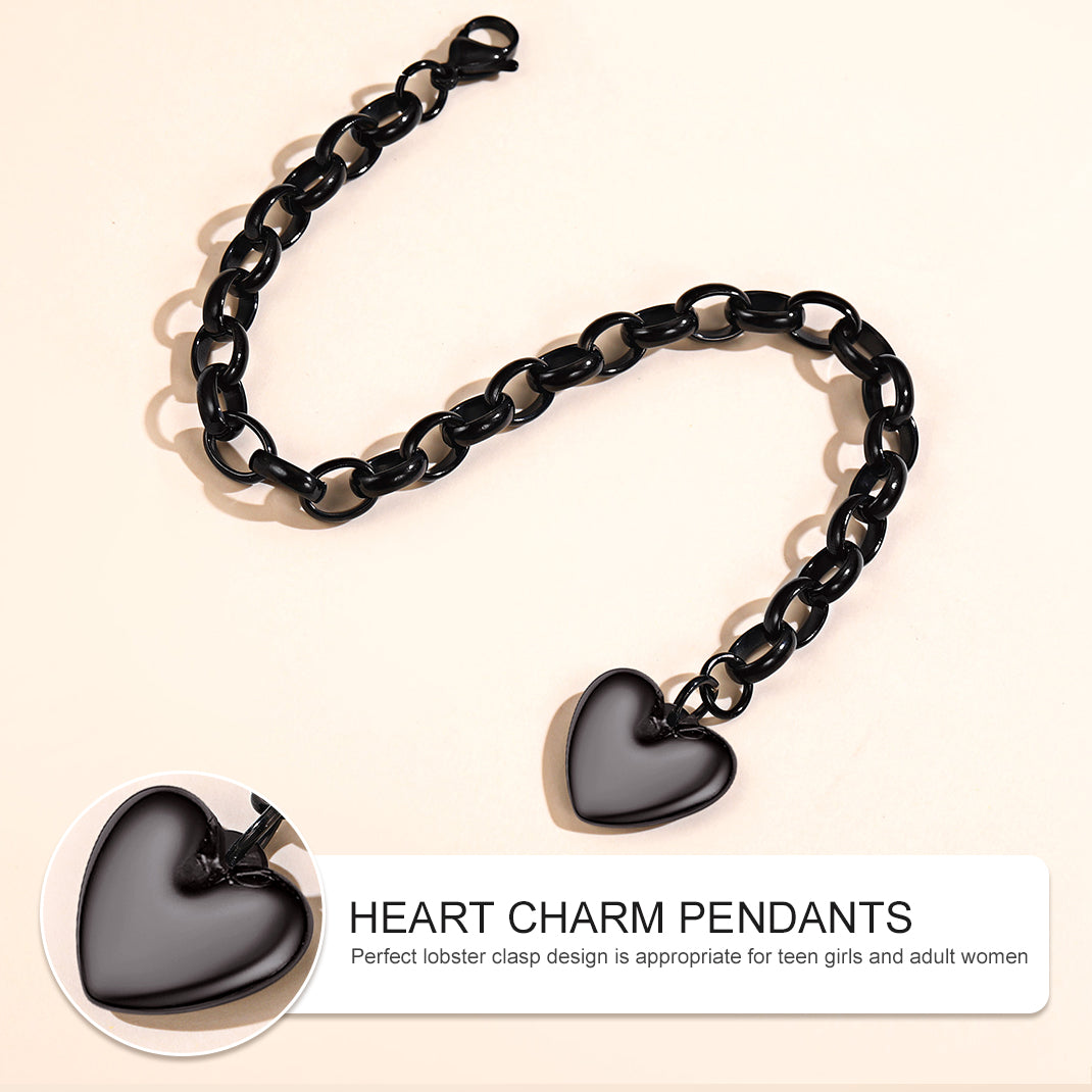 Custom Heart Shape Bracelets for Men Women