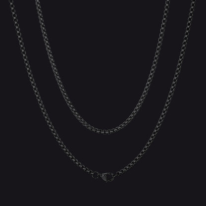 Hiphop Link Chain Necklace for Men, 3/6MM Wide