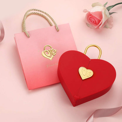 Heart shape jewelry set gift box