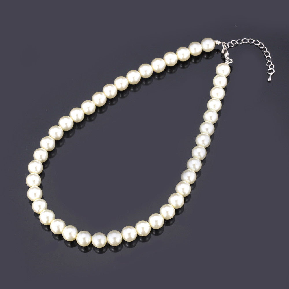  Freshwater Pearl Choker Necklace for Women Men